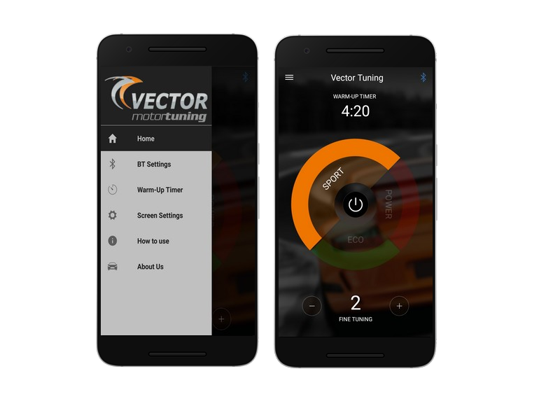Vector Tuning Bluetooth App