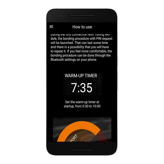 Vector Tuning Bluetooth App